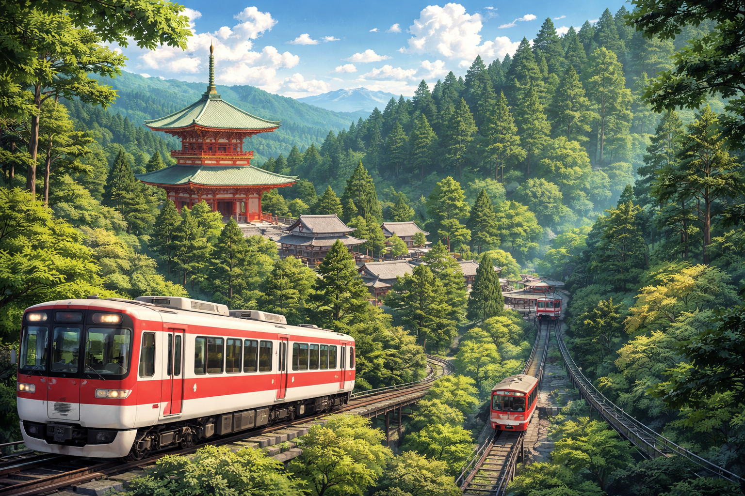 なぜ電車とケーブルカーの組み合わせがベストなのか?