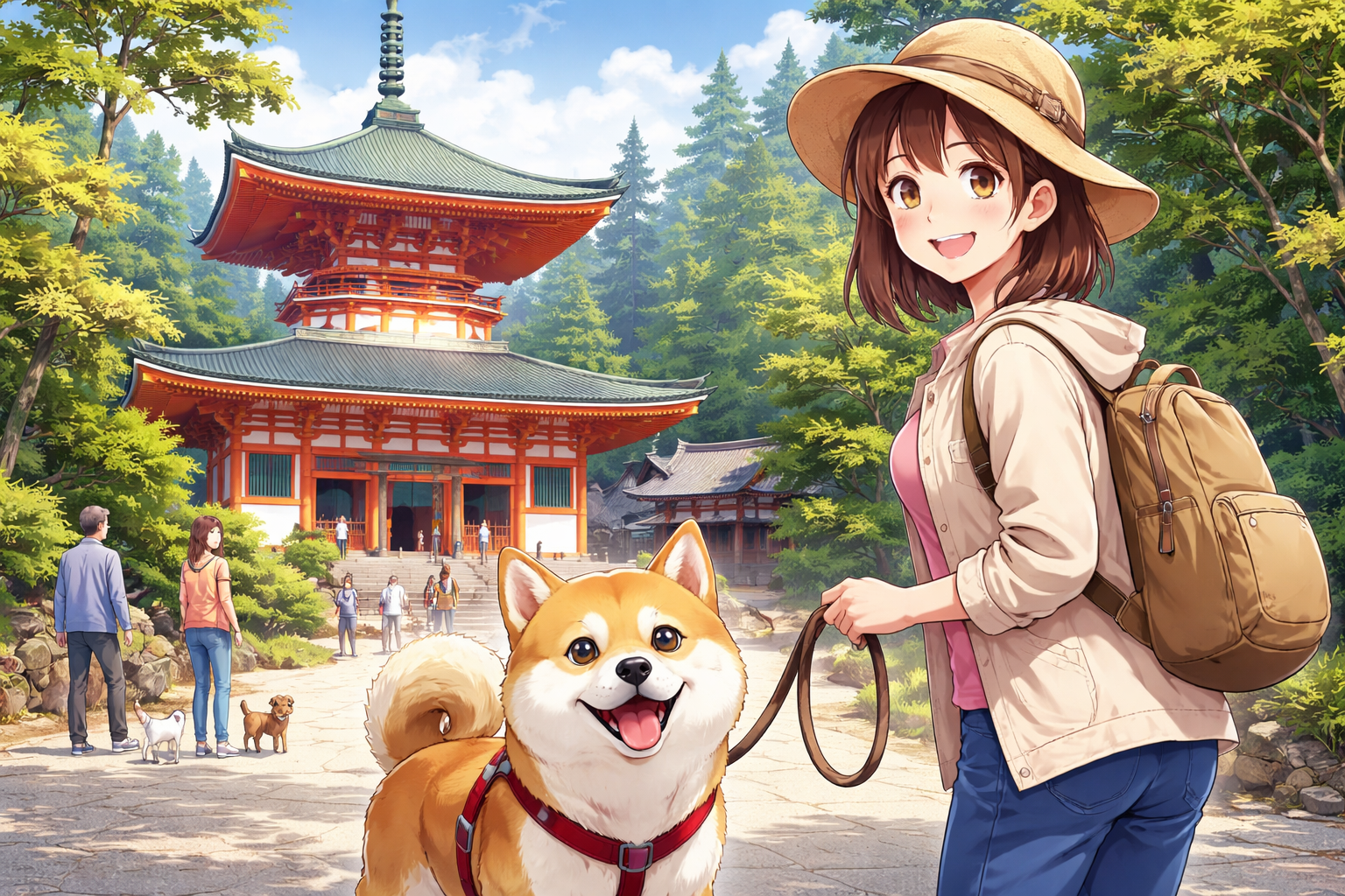 高野山はペットと一緒に参拝できる貴重な聖地です